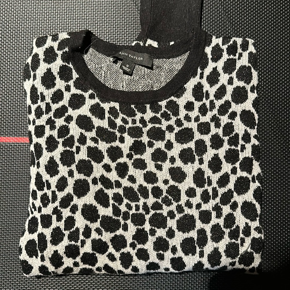 Ann Taylor Small Leopard Print Sweater